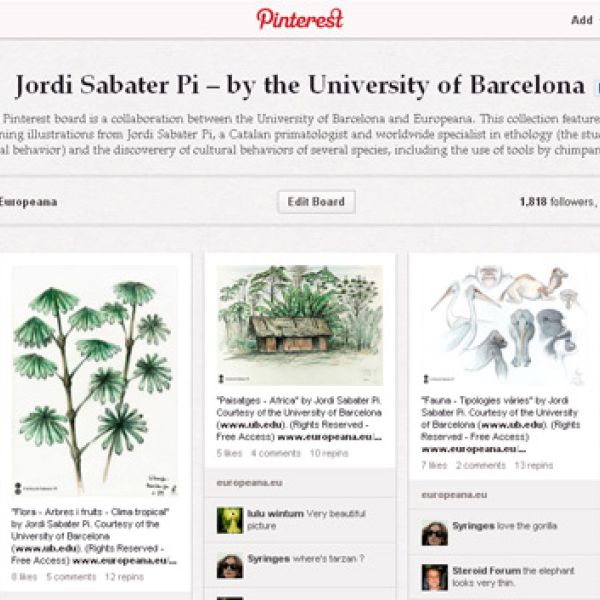 Case Study: Europeana & Partners on Pinterest